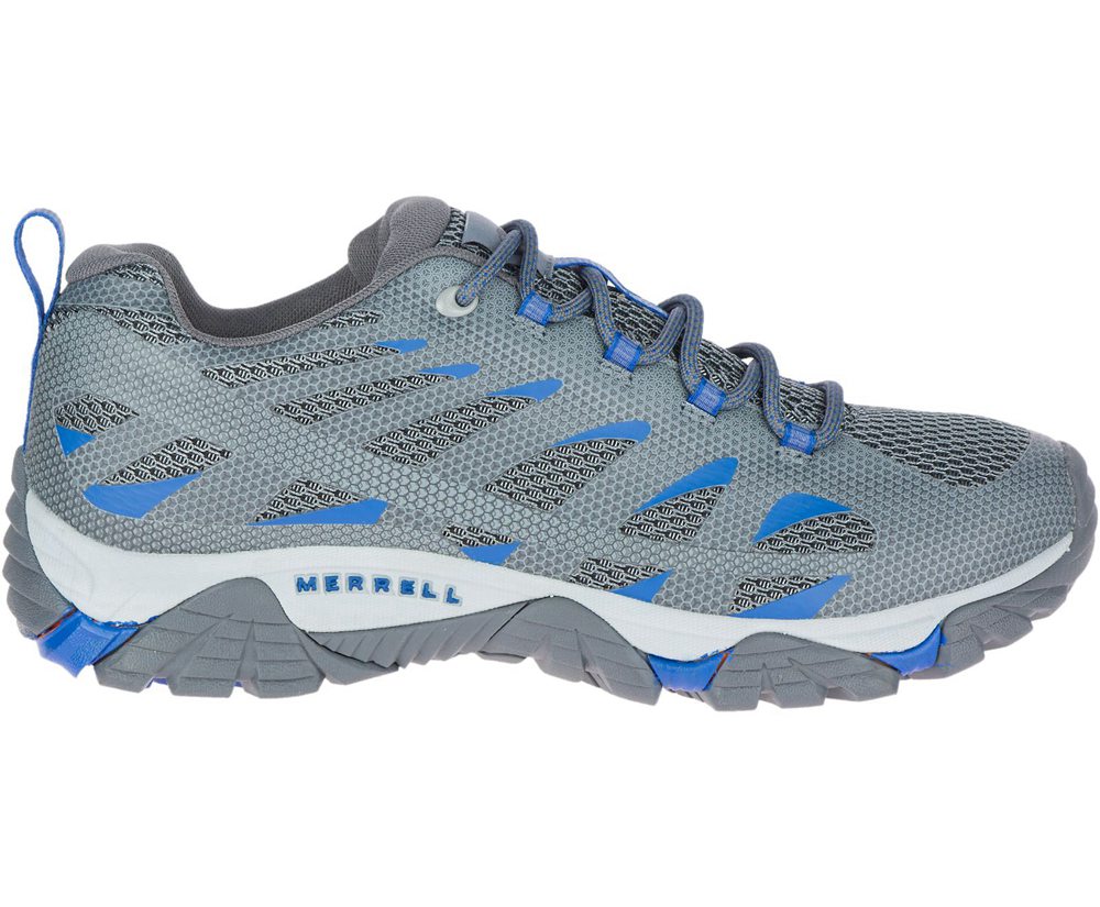 Merrell Hiking Shoes Grey - Moab Edge 2 - Mens 71WBIOJDT